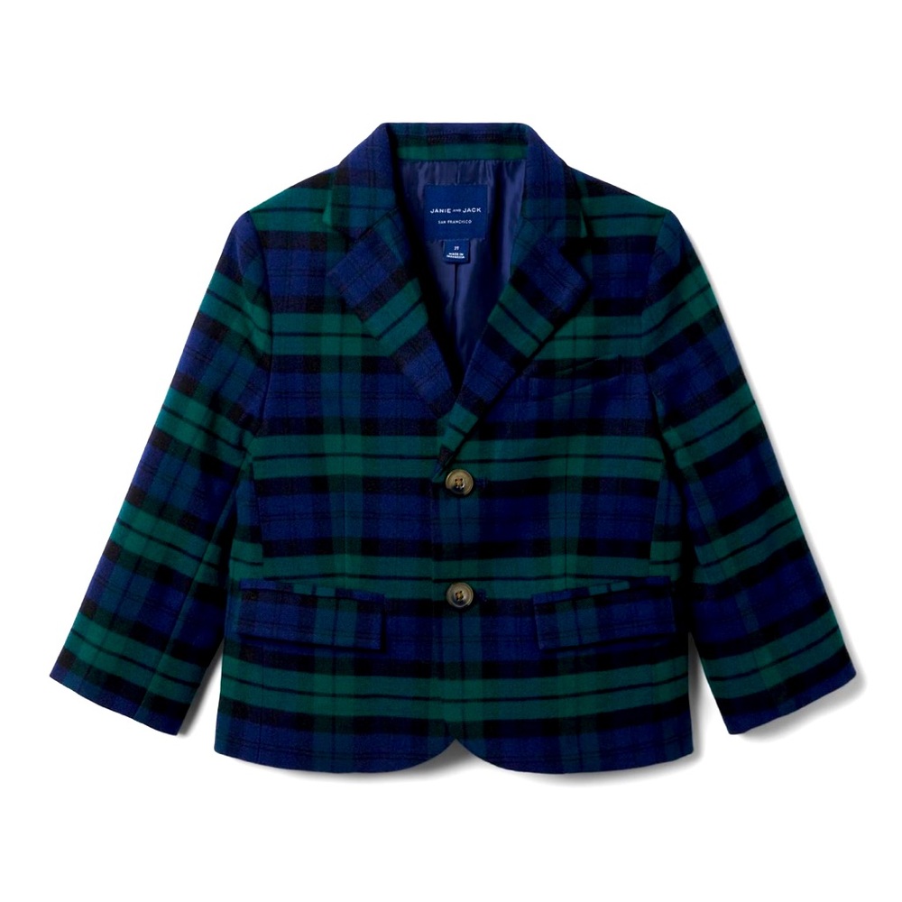 Holiday plaid suit🎄